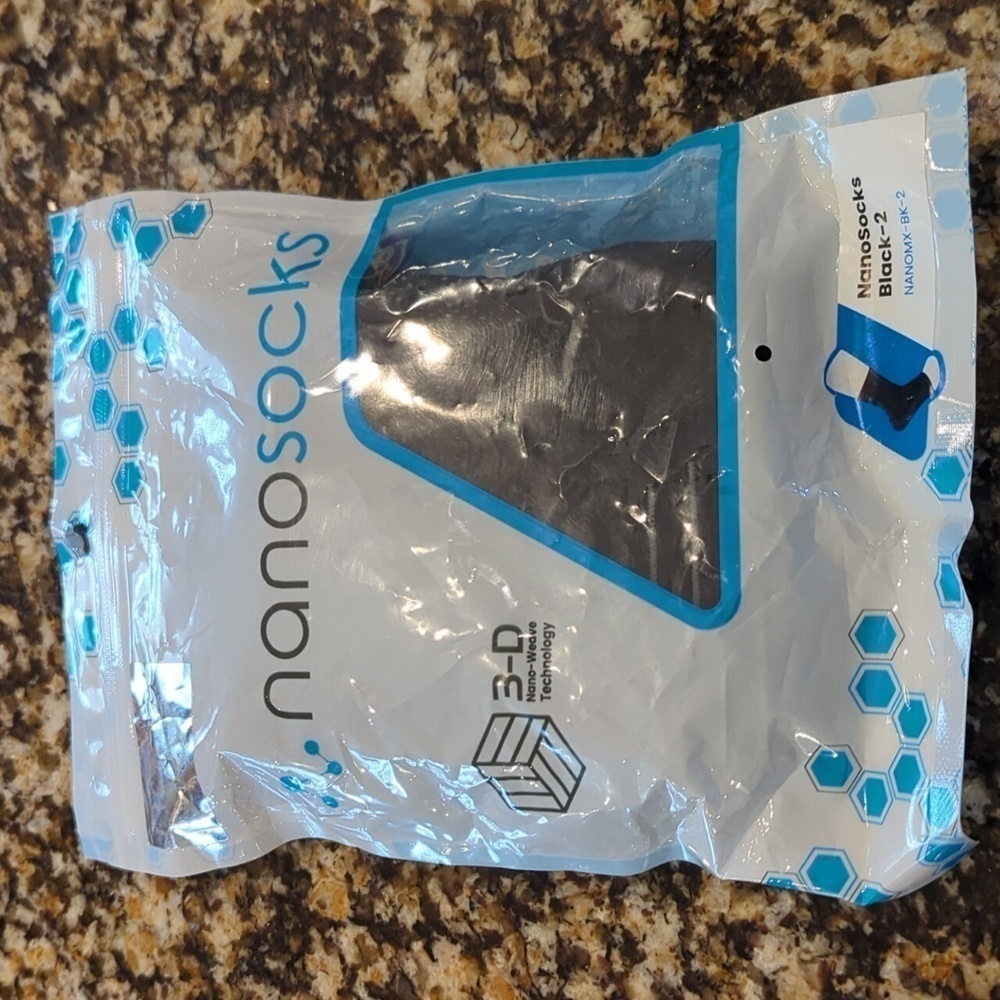 Nanosocks One pair Black Compression